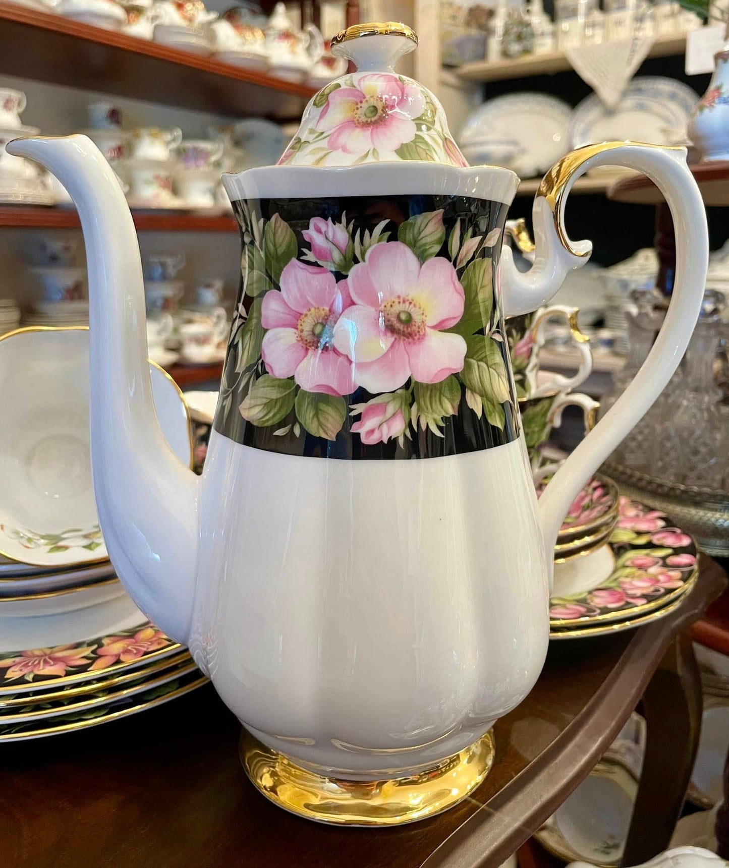 Royal Albert "Provincial Flowers" tea set for 6