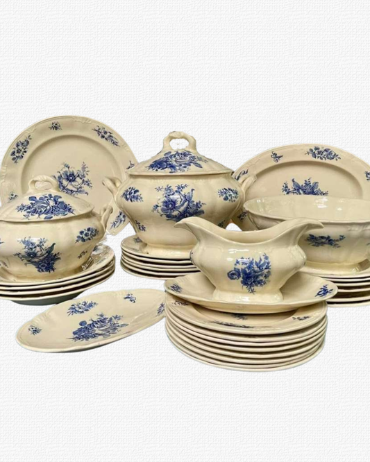 Antique Boch “Rhodia” faience dinner service.