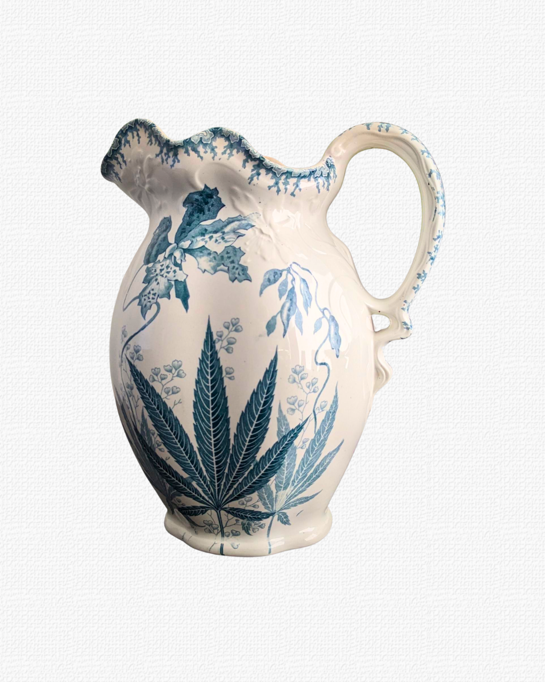 Société Céramique “Orchidee” pitcher